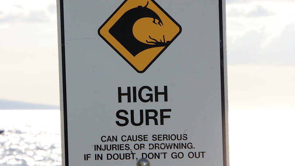 Maui Beach Safety Signage