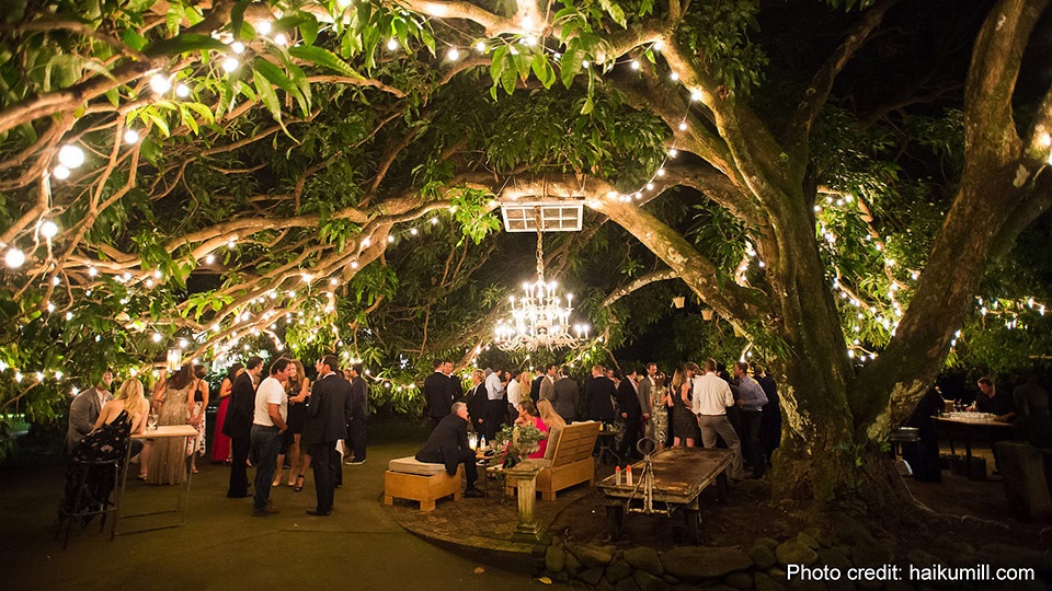 Haiku Mill Top Hawaii Wedding Location