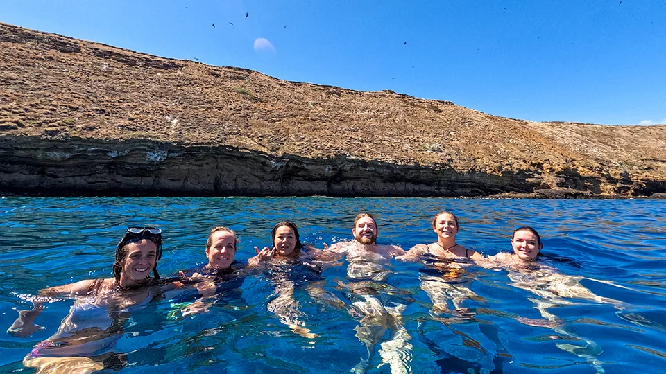 Guests in the Water at Molokini