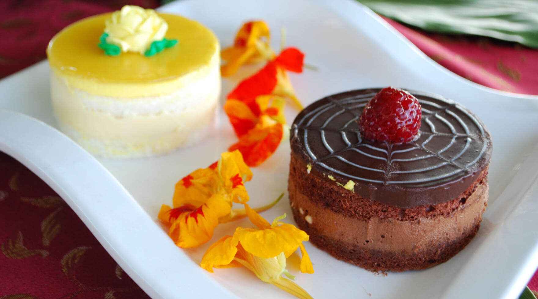 Delicious Chocolate Cake on a Pride of Maui Private Charter