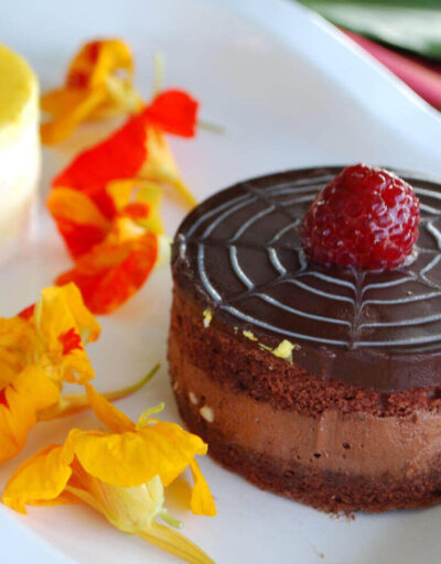 Delicious Chocolate Cake on a Pride of Maui Private Charter